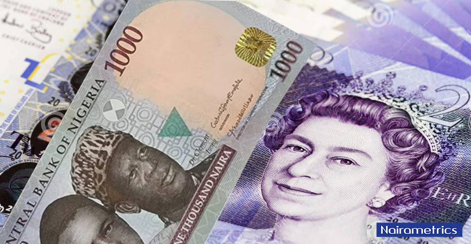 Naira pegs at N2,205/£ against resilient British Pound Sterling