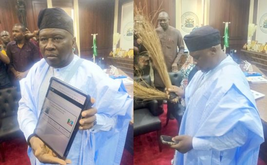 BREAKING: Adamawa Gov Fintiri Defects to APC